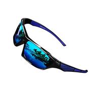 Generisch Gafas de sol polarizadas para hombres - Sombras protectoras integrales, cómodas gafas de moda | Gafas deportivas al aire libre con escudo UV, pescadores de pesca, azul, ver descripción