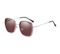 Generisch Gafas de sol polarizadas para mujer, marco grande, para conducir, deportes y deportes, D, 1
