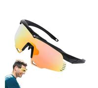 Generisch Gafas deportivas para bicicleta, con protección antideslumbrante y protección contra la radiación UV, para mujer, hombre, niña, adolescente y familia