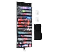 Generisch Game Mat Tube Holder, Dust Proof Storage Case, Organizer Bag with Transparent Slots, 38.19x15.75 pulgadas, ideal for Family Gatherings, Birthday Parties, Play Areas, Home Doors, Room Walls