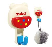 Generisch Gancho con succión | Soporte de percha de dibujos animados | Gancho de succión al vacío | Para baño, cocina, toallas, bolsos, abrigos, pared, interior