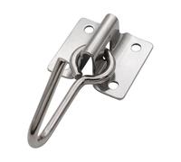 Generisch Gancho de cadena de luces para exteriores, 10,9 x 5,5 cm, ganchos de luz multiusos para exteriores, de acero inoxidable, para plantas, guirnaldas, cuadros, decoración, puerta, ventana