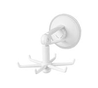 Generisch Gancho de cocina - Soporte giratorio para utensilios, cuchara giratoria de 360 grados, gancho de rescate espacial, sin perforación, gancho organizador de pared para baño de ducha Under