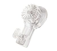 Generisch Gancho de succión al vacío, gancho para albornoz y toalla, gancho de utilidad Traceless - Percha de succión al vacío extraíble con fuerte capacidad de carga para toallas de baño y ropa