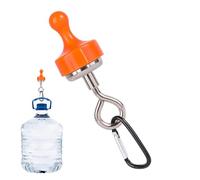 Generisch Gancho magnético fuerte con mosquetón fuerte organizador robusto | Camping y accesorios para barco, autocaravana, viajes, cocina, baño, barbacoa al aire libre, puerta, nevera, techo, armario,