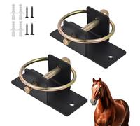 Generisch Gancho para cubo de agua - Percha para colgar granos con perno, perno de bloqueo, gancho para cubo, para establo, granero, perrera, tractor, ganado