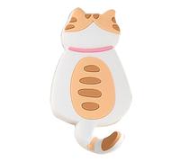Generisch Gancho para gatos, ganchos para toallas de gato, ganchos de pared de dibujos animados, estante para llaves adhesivas, percha decorativa, organización de procesos de servicio, decoración de