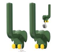 Generisch Gancho para soporte de animales, gancho de pared, 2 perchas de elefante, utensilios de cocina, percha multiusos para el inodoro de cocina