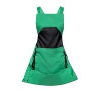 Generisch Gardening Apron, Harvest Aprons with Adjustable Picking Pouch, 21x34inch, Wear-Resistant Fabric, ideal for Fruit Picking, Hombre, Women, Gardeners, Farmers, Greenhouse Use, Blue/Green, verde