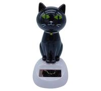 Generisch Gatto per Gatto da ballerino solare - Food Ad Energia Solar Decoration Dashboard | Figurina oscillante Carina | Piccola Fête Della casa di ornamento, Auto Auto Energie Solar Energy