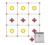 Generisch Giant Game Outdoor Yard Lawn Games to Kids and Adults, 35.43x35.43 inch Educational Hand Eye Coordination Toy & Learning Tool for Backyard, Party, Carnival, Camping, Birthday, Family Fun