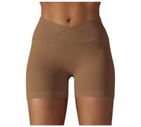 Generisch Gimnasio, entrenamiento, yoga, ropa de fitness, transpirable, sujetador deportivo a medida, tejido de elastano con su propio logotipo, café, M