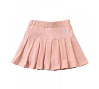 Generisch Girl Skorts Skirts for Girls Flared Plain Pleated Skater Skirt Sport Skirt with Shorts Mädchen Schwarz 98, Rosa., 2-3 años