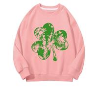 Generisch Girls and Boys Round Neck Sweatshirts Spring and Autumn St Day Middle and Large Children's Sweatshirts Retro Personality 2D Printing Children's Casual Sweatshirt Trendige Pullover Mädchen