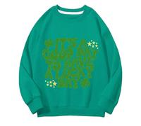 Generisch Girls and Boys Round Neck Sweatshirts Spring and Autumn St Day Middle and Large Children's Sweatshirts Retro Personality 2D Printing Children's Casual Sweatshirt Pullover Mädchen mit Namen