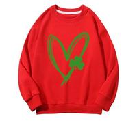 Generisch Girls and Boys Round Neck Sweatshirts Spring and Autumn St Day Middle and Large Children's Sweatshirts Retro Personality 2D Printing Children's Casual Sweatshirt Baby Pullover Mädchen 68