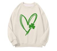 Generisch Girls and Boys Round Neck Sweatshirts Spring and Autumn St Day Middle and Large Children's Sweatshirts Retro Personality 2D Printing Children's Casual Sweatshirt Baby Pullover Mädchen 68