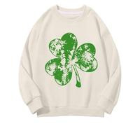 Generisch Girls and Boys Round Neck Sweatshirts Spring and Autumn St Day Middle and Large Children's Sweatshirts Retro Personality 2D Printing Children's Casual Sweatshirt Trendige Pullover Mädchen