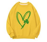 Generisch Girls and Boys Round Neck Sweatshirts Spring and Autumn St Day Middle and Large Children's Sweatshirts Retro Personality 2D Printing Children's Casual Sweatshirt Baby Pullover Mädchen 68