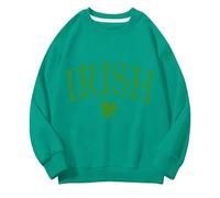 Generisch Girls and Boys Round Neck Sweatshirts Spring and Autumn St Day Middle and Large Children's Sweatshirts Retro Personality 2D Printing Children's Casual Sweatshirt Weihnachtspullover, AG., 8-9