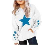 Generisch Girls and Cute for Oversized Long Sleeve Sweatshirt Gradient Teen Girls Pullover Tops Hoodie Bad Girl, Blanco, 2-3 años