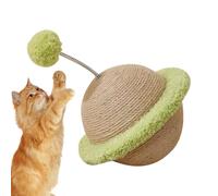Generisch Gliffing Ball - Cuerda de sisal de 14,17 pulgadas | Flaneur Cat Toy - Anti - Bola rascador de sisal y cuerda de franela, esta bola rascador para gatitos estimula el instinto natural
