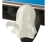 Generisch Glow in The Dark Trailer Cover - Funny Ghost Shape Vehicle Decoration, 3D Printed Trailer Plug for Tow Hook, Automotive Accessory for Men Friends Family Husband Him Boyfriend