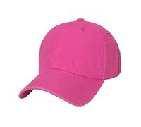 Generisch Gorra Camionero Mujeres Sólidos Colores Fluorescencia Gorra de béisbol Ajustable Sombrero Visera Gorra & Ness, Rosa intenso., Talla única
