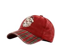 Generisch Gorra de béisbol de Papá Noel, ajustable, unisex | Gorra deportiva de Santa Claus para las vacaciones, viajes al aire libre, ciclismo, senderismo, entrenamientos de fitness y
