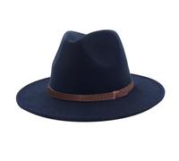 Generisch Gorra de béisbol para hombre, festival, boda, invierno, con cinturón, para mujer, para bailes de graduación, azul oscuro, Talla única