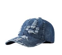 Generisch Gorra de béisbol para hombre gorra de béisbol de cabeza grande gorra de béisbol casual deporte mujer sombrero de sol ajustable calle vaquero gorra camionero, Azul oscuro-B., Talla única