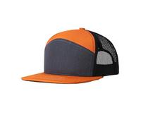 Generisch Gorra de conductor de camión de séptimo pieza, talla única, naranja, Talla única