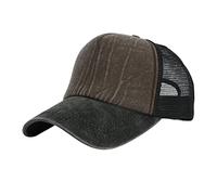 Generisch Gorra negra para hombre, talla para entrenamiento y actividades al aire libre en cualquier época del año, gorra Paris, café, Talla única