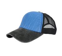 Generisch Gorra negra para hombre, talla para entrenamiento y actividades al aire libre en cualquier época del año, gorra Paris, azul, Talla única