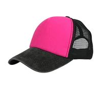 Generisch Gorra negra para hombre, talla para entrenamiento y actividades al aire libre en cualquier época del año, gorra Paris, Rosa intenso., Talla única