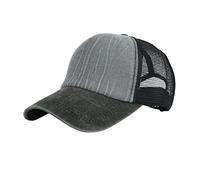 Generisch Gorra negra para hombre, talla para entrenamiento y actividades al aire libre en cualquier época del año, gorra Paris, gris, Talla única