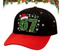 Generisch Gorras de béisbol para Hombres - 67 números Gorro de Navidad | Gorra para papá - para Golf y Verano Caza esquí Ciclismo Senderismo