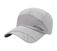 Generisch Gorras de camionero de secado rápido, espalda de malla, visera solar, gorra deportiva, equitación, correr, pescar, al aire libre blanco gigante gorras 80, GY2., Talla única
