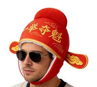 Generisch Gorro de examen tradicional chino, disfraz para temáticas, adultos, hombres, adolescentes, festivales, teatro, danza