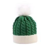 Generisch Gorro de Navidad con gorro de Navidad de peluche grande para niños, gorro de capitán de Navidad, original (blanco, talla única)