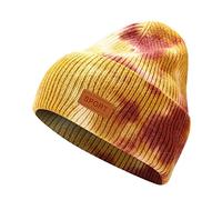 Generisch Gorro de punto grueso cálido con patrón trenzado, suave, elástico, grueso, bonito gorro de punto para gorras de clima frío, amarillo, M