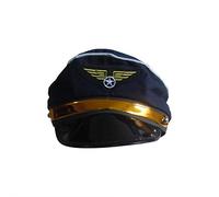 Generisch Gorro de yate de capitán ajustable gorro de mar blanco, talla única, accesorio de disfraces, gorra de anime (B, talla única)