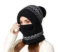 Generisch Gorro para mujer, suave, resistente al viento, cálido, a la , gorro de invierno con ajuste informal para climas fríos, para la temporada de frío, al aire libre, ciclismo, viajes, esquí y