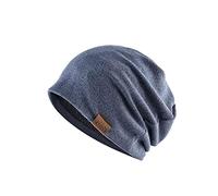 Generisch Gorro para niños con cuello cuadrado de pelo de rejilla sombreros retro cálido sombrero de moda gorro de marinero, azul, Talla única