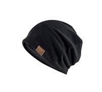 Generisch Gorro para niños con cuello cuadrado de pelo de rejilla sombreros retro cálido sombrero de moda gorro de marinero, Negro , Talla única