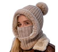 Generisch Gorros de para mujer | Sombrero cálido al aire libre | Gorro de protección contra el frío, para hombres y mujeres, entusiastas del deporte, esquiadores, snowboarder, corredores de