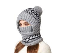 Generisch Gorros para mujer de invierno, cálido y suave gorro de punto con diseño ajustable - Gorro de punto para mujer nieve invierno | para mujer y niña, actividades al aire libre en frío deportes