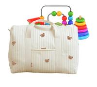 Generisch Grande Sac à Langer Cabas - Sac W nd Brodé Grand Format | de Voyage Nomade | Utilization Gym Travail École Parc Shopping Sorties Quotidiennes, multicolor, rabbit