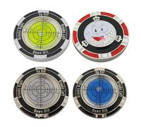 Generisch Green Reader | Nivel compacto redondo para poner - Nivel de burbuja para marcar pelota de golf, ayuda de lectura verde, accesorios para golfistas que desean mejorar tu juego.