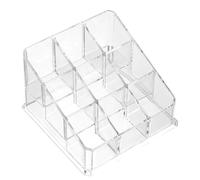 Generisch Grids Lipstick Organizer - Clear Acrylic Lipstick Holders For Lip Gloss And Lipsticks Tubes, Desktop Lipsticks Organizer And Storage Display Box For Vanity Table, 9/24/36/40 Grid
